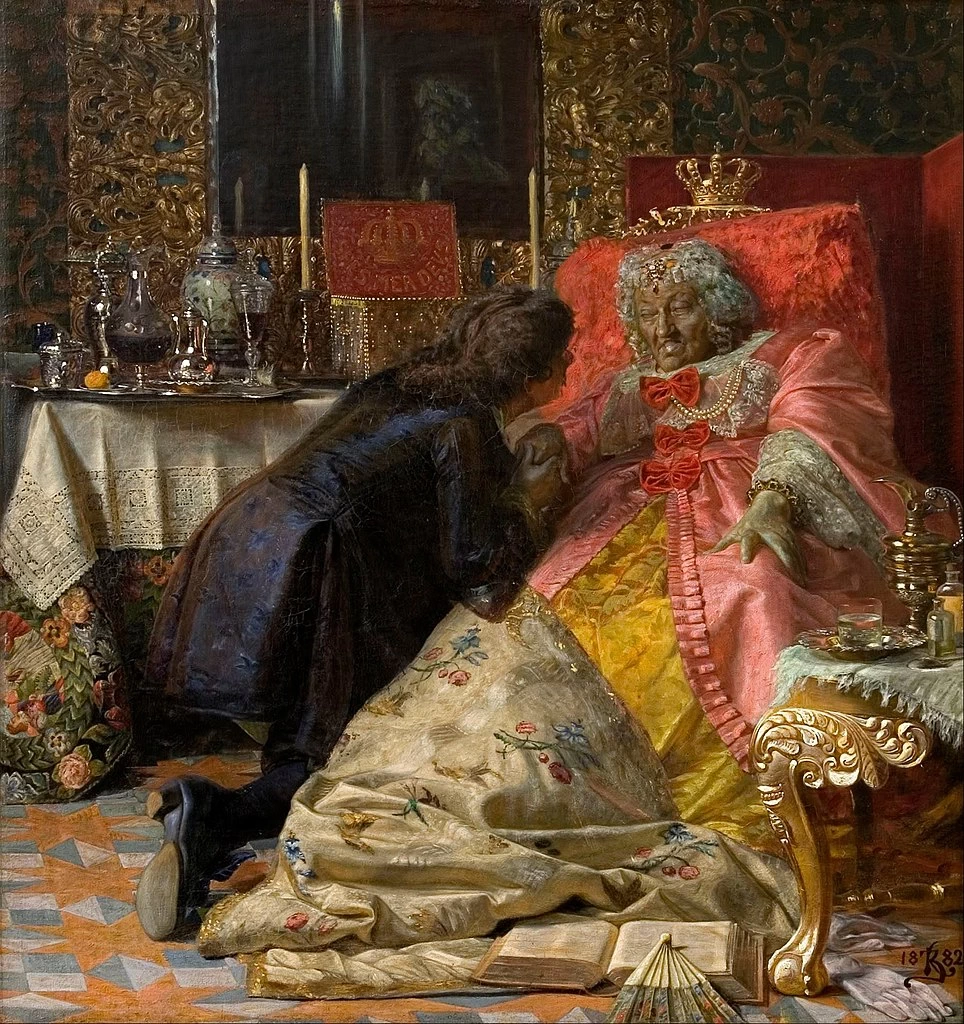 Kristian Zahrtmann - Morte della regina Sofia Amalia, La collezione Hirschsprung